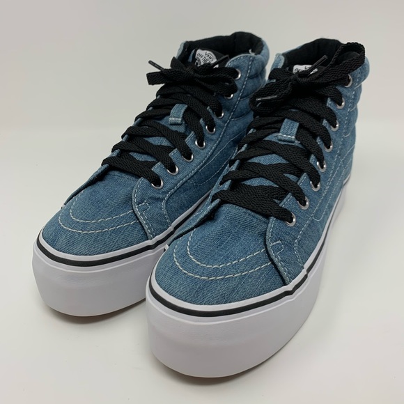 vans sk8 hi denim